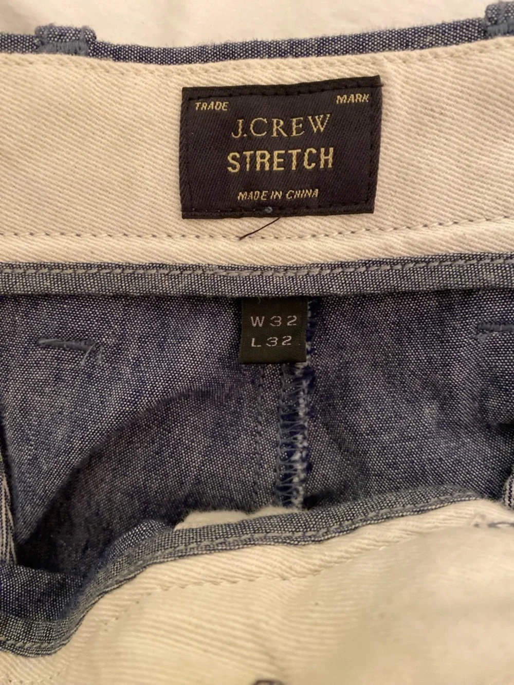 J. Crew Blue Men's 770 Chinos Size 32 - Picture 8 of 12